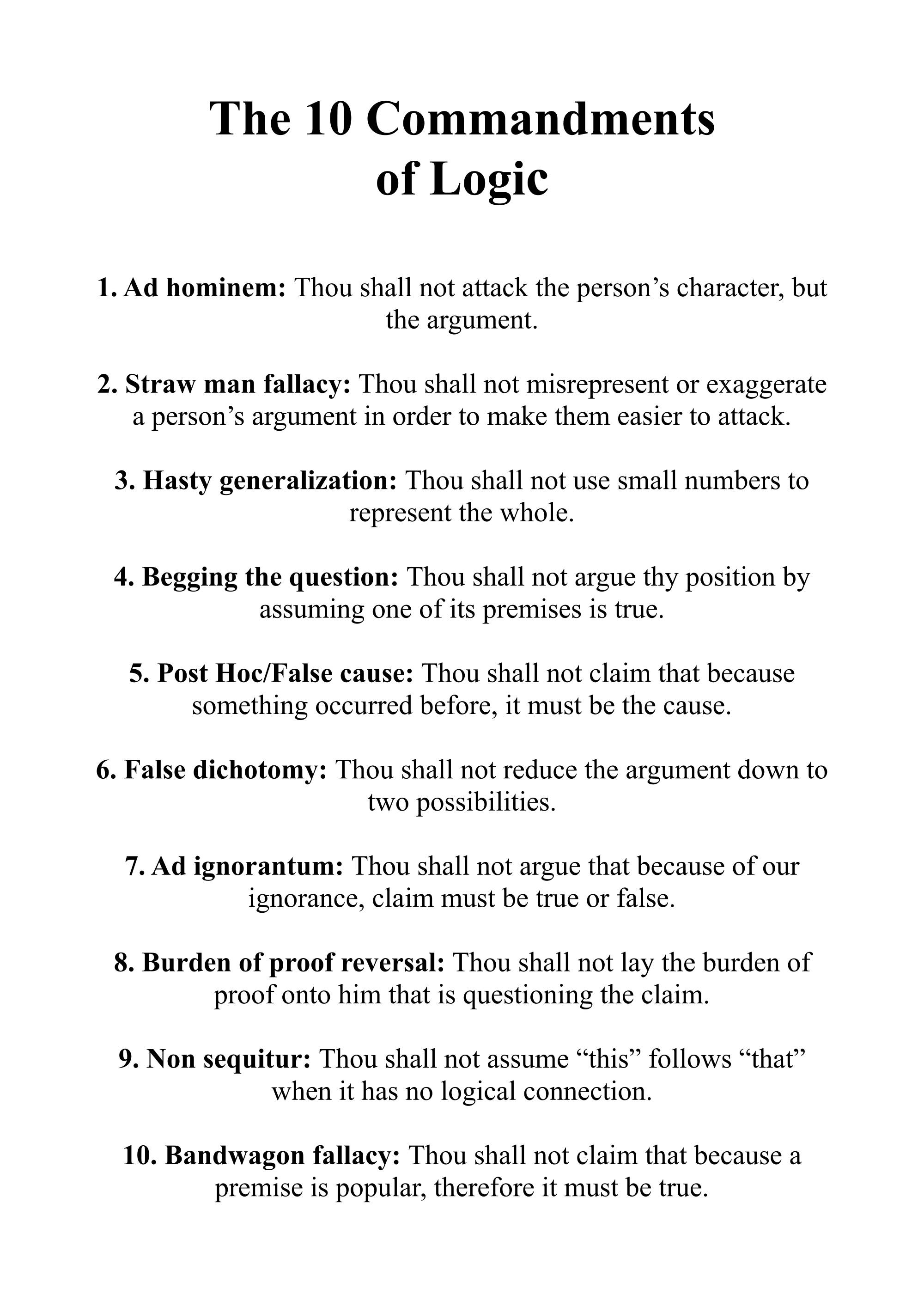10-commandments-of-logic-poster
